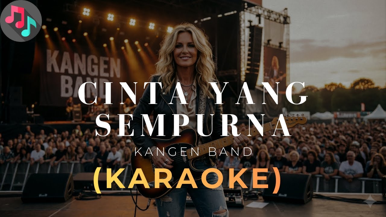 CINTA YANG SEMPURNA - KANGEN BAND | KARAOKE | SLOW ROCK
