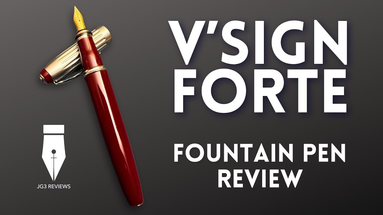 Обзор перьевой ручки V’sign Forte • Отличный писатель из Индии
