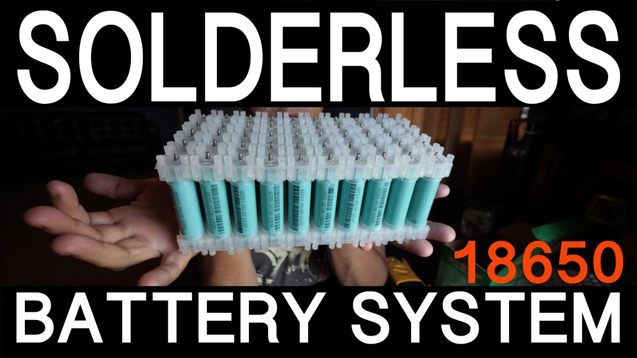 Solderless 18650 Battery System by Vruzend.com