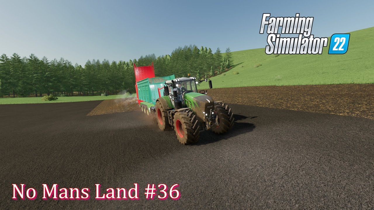 No Mans Land #36 Strooien met die vaste mest de mestbak moet leeg Farming Simulator 22