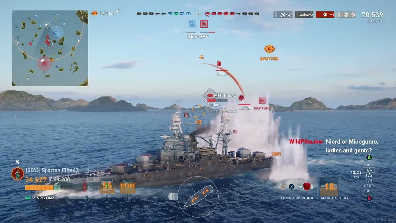 Wet n Wild in World of Warships Legends