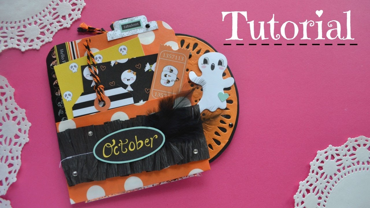 Flipbook Bag Snail Mail Tutorial - Little Hot Tamale - Too Cute to Spook Halloween Collection