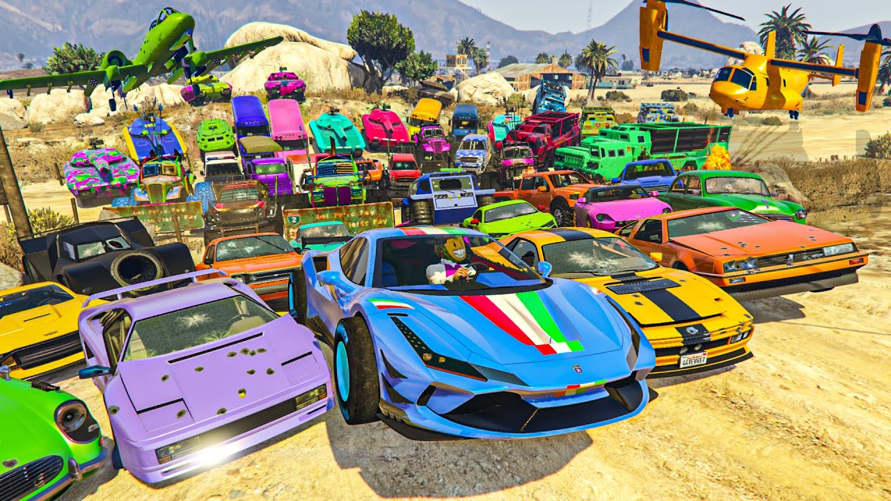 TODOS CONTRA MI CON EL MEJOR COCHE DE GTA 5 ONLINE