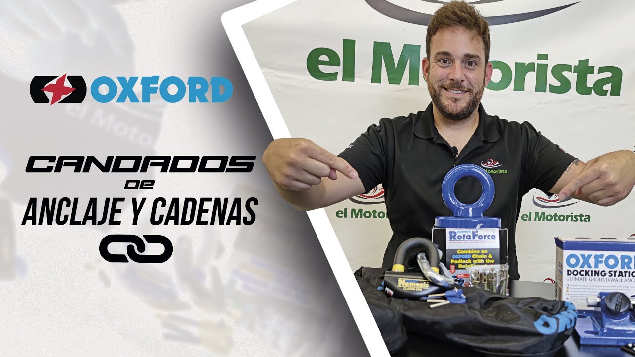 Candados Oxford de cadena y anclajes | El Motorista