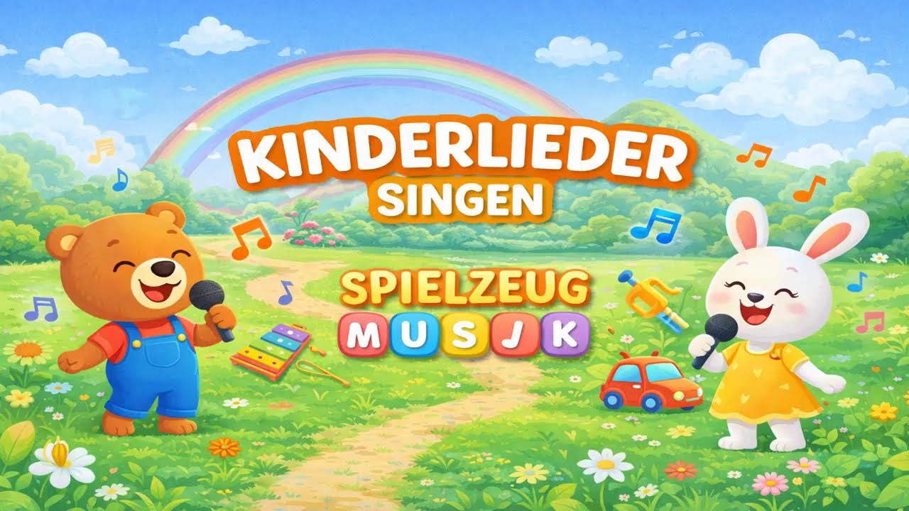 🔴 Kinderlieder zum Mitsingen – Fröhliche Lieder für Kinder