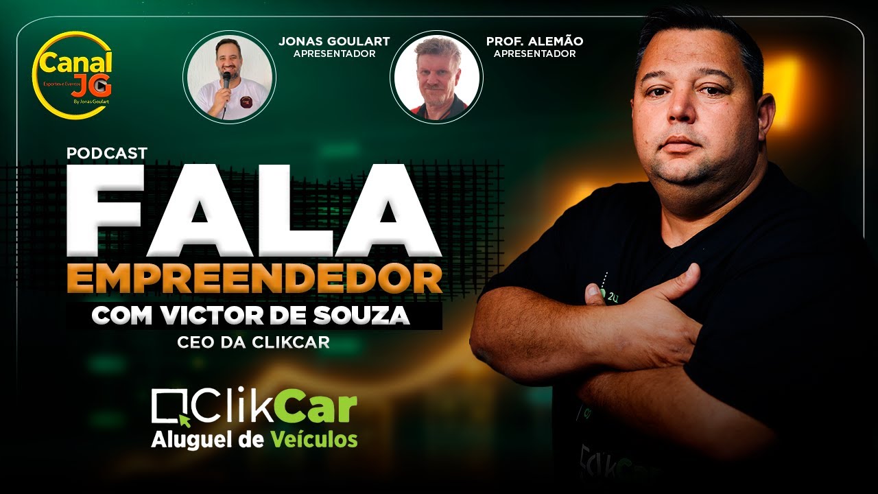 JG PODCAST SOBRE EMPREENDEDORÍSMO | AO VIVO 🔴