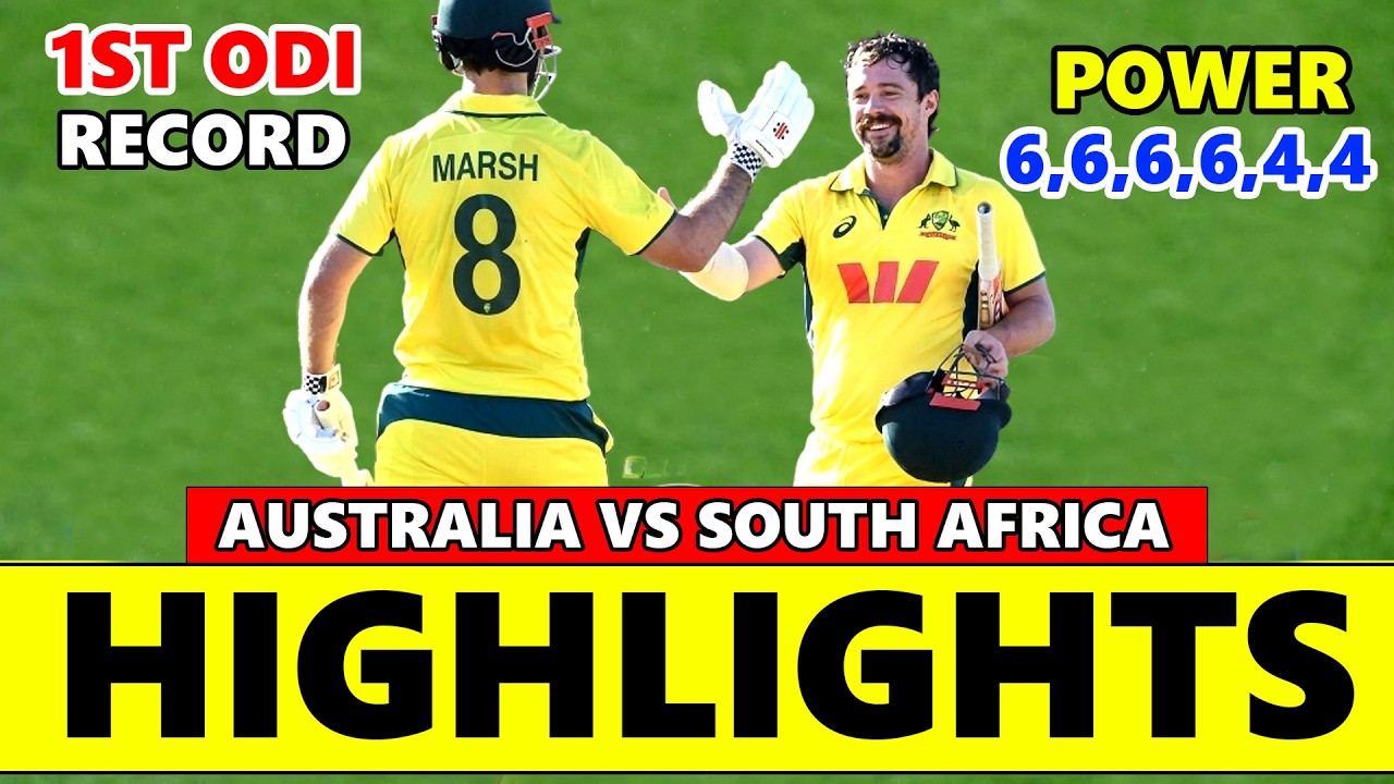 Australia vs South Africa Highlights 1st ODI Match 2026 | AUS VS SA