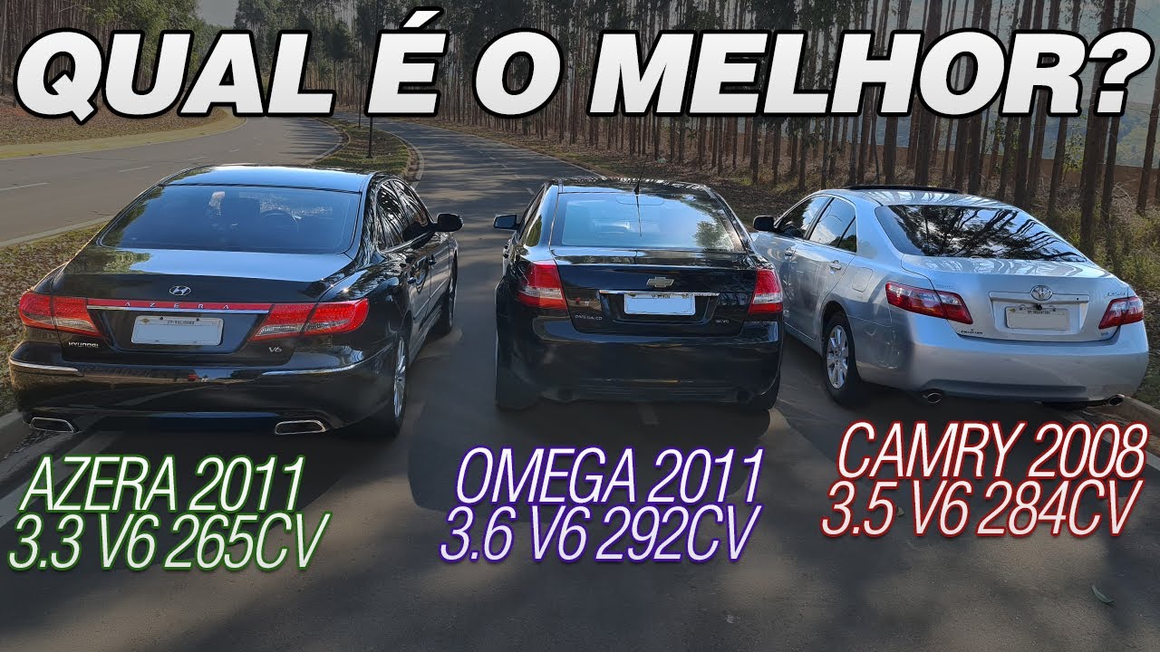 QUAL É O MELHOR? AZERA 3.3 V6 VS OMEGA 