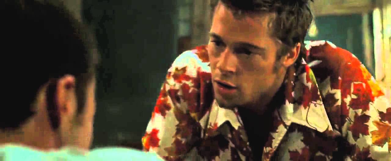 Fight Club - Chemical Burn Scene ( HD )