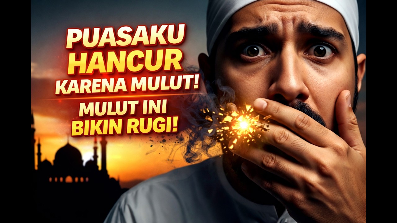 PUASA BISA HANCUR KARENA MULUT! Dosa Ini Sering Dianggap Sepele 😱