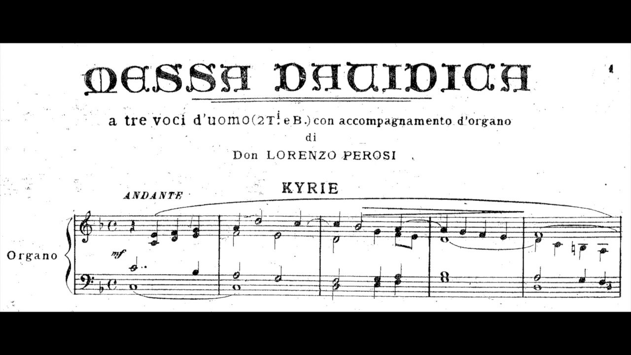 Lorenzo Perosi - Messa Davidica - Kyrie