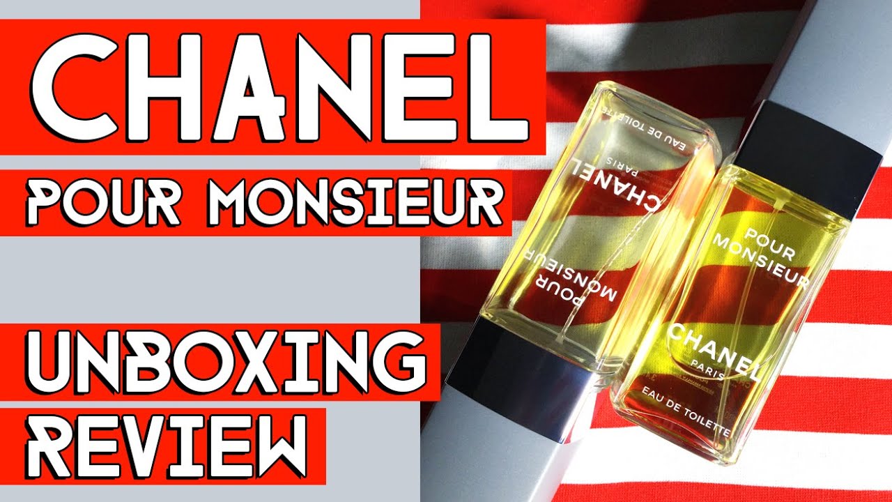 CHANEL POUR MONSIEUR eau de toilette fragrance unboxing and perfume review