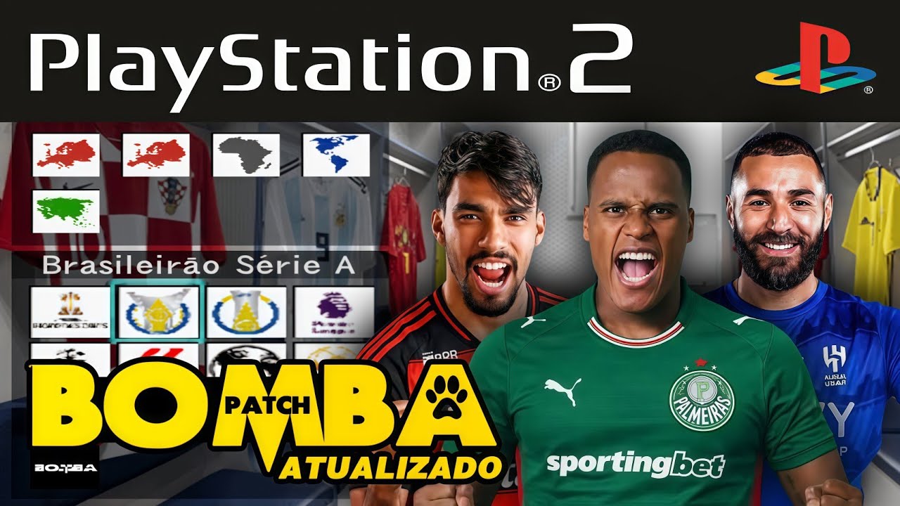 BOMBA PATCH 2026 PS2 ISO ATUALIZADO FEVEREIRO BRASILEIR&Atilde;O DOWNLOAD 