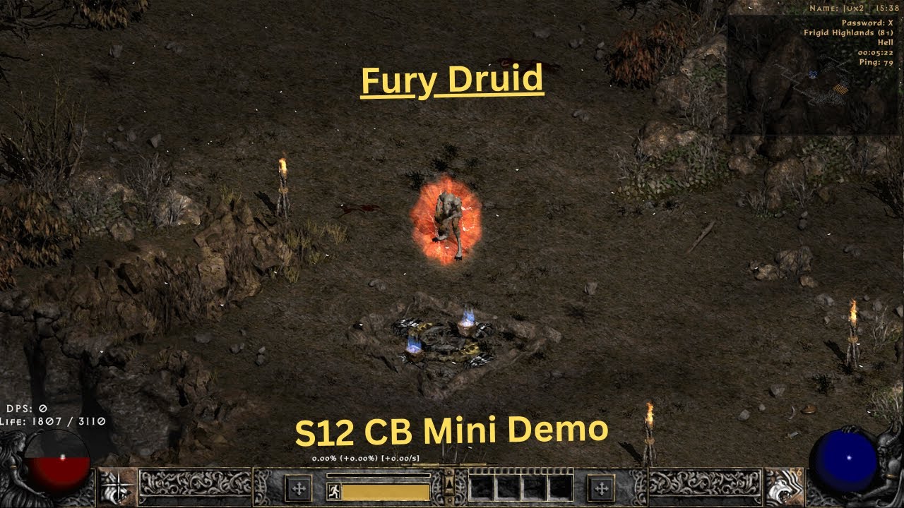 Мини-руководство/презентация закрытого бета-тестирования Pd2 S12 — Fury Druid