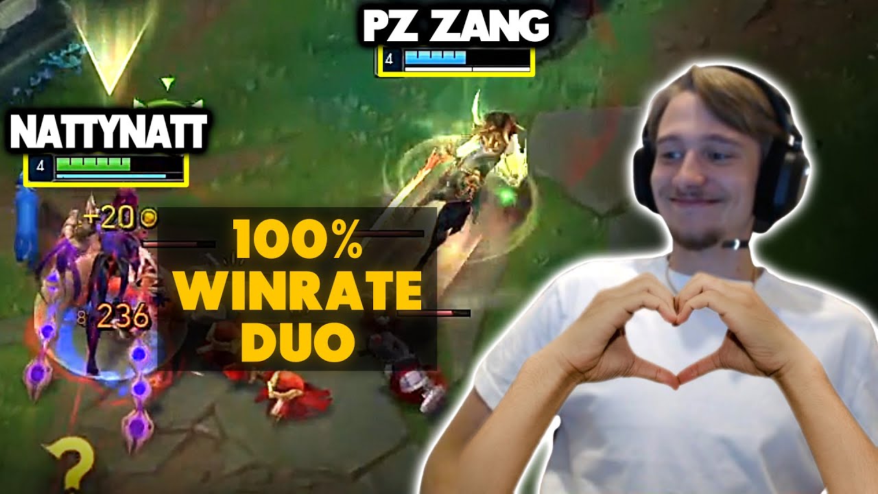 NattyNatt and PzZZang FINALLY get on the same team