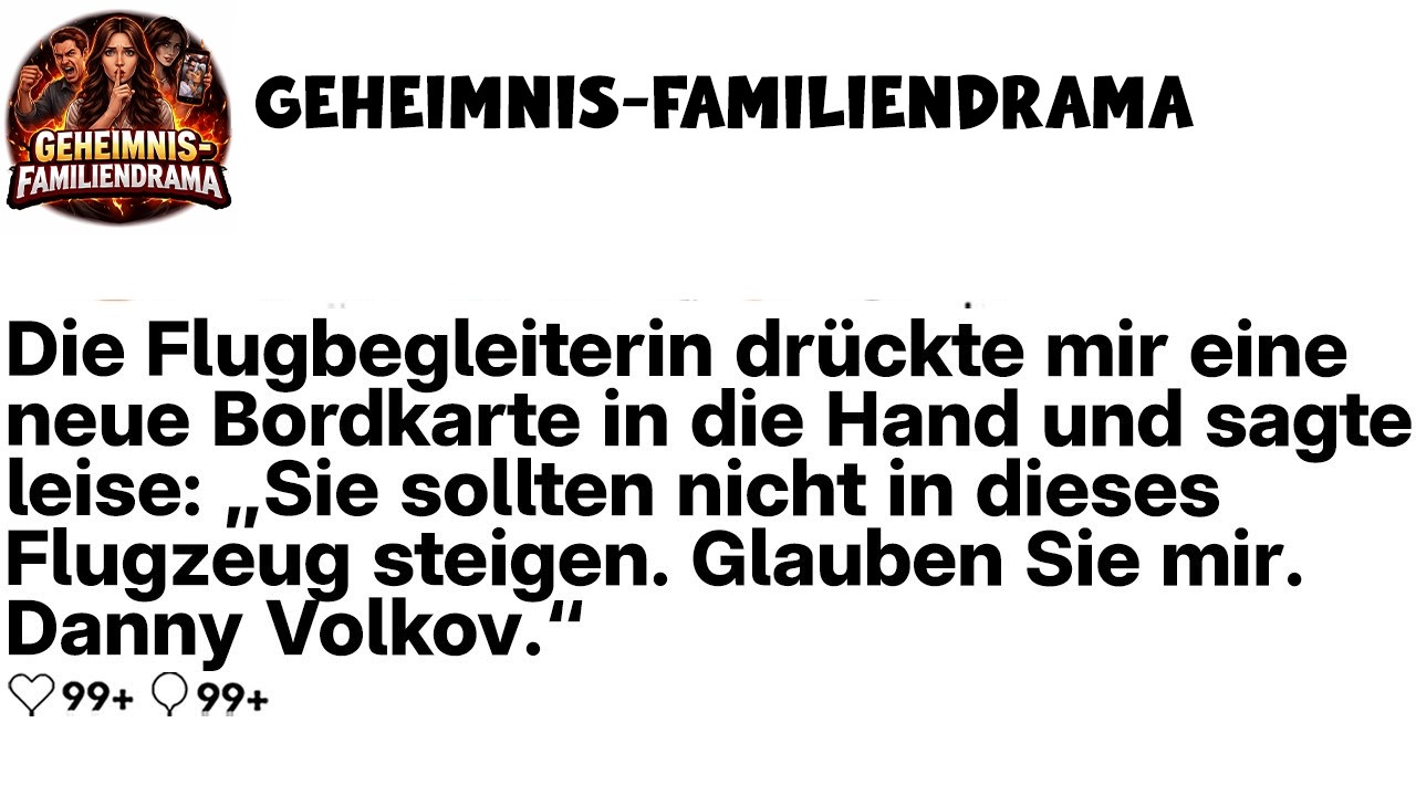[KOMPLETT] Die Flugbegleiterin sagte: „Sie wollen nicht in dieses Flugzeug. Vertrauen Sie mir.“