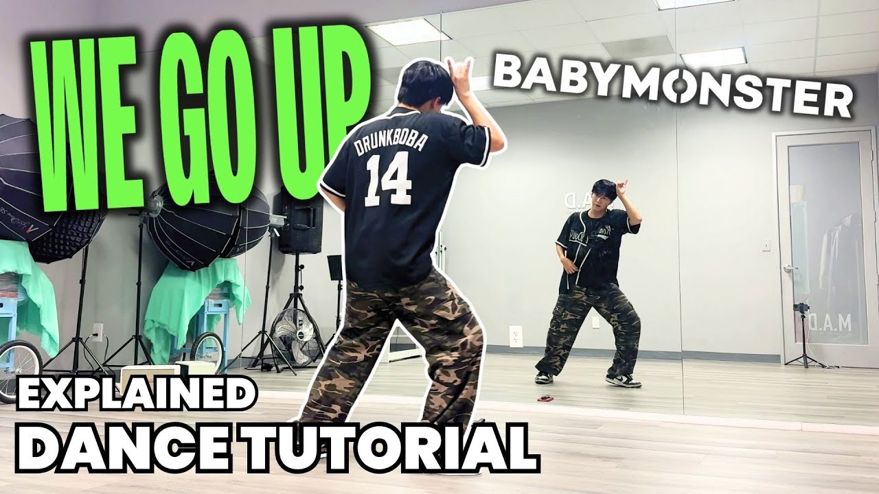 BABYMONSTER - &lsquo;WE GO UP&rsquo; Dance Tutorial Mirrored | EXPLAINED (CHORUS) #kpoptutorial
