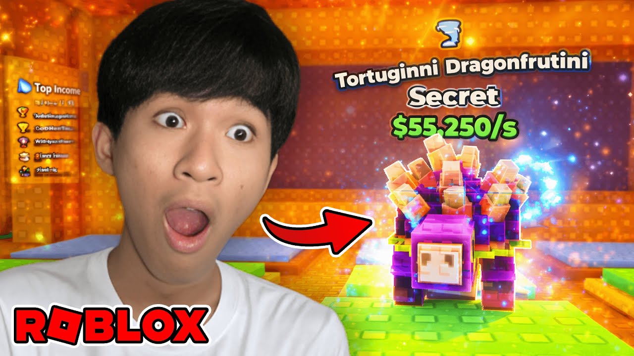 I Got SECRET Torrtuginni Dragonfruitini in Break A Lucky Block (Roblox)