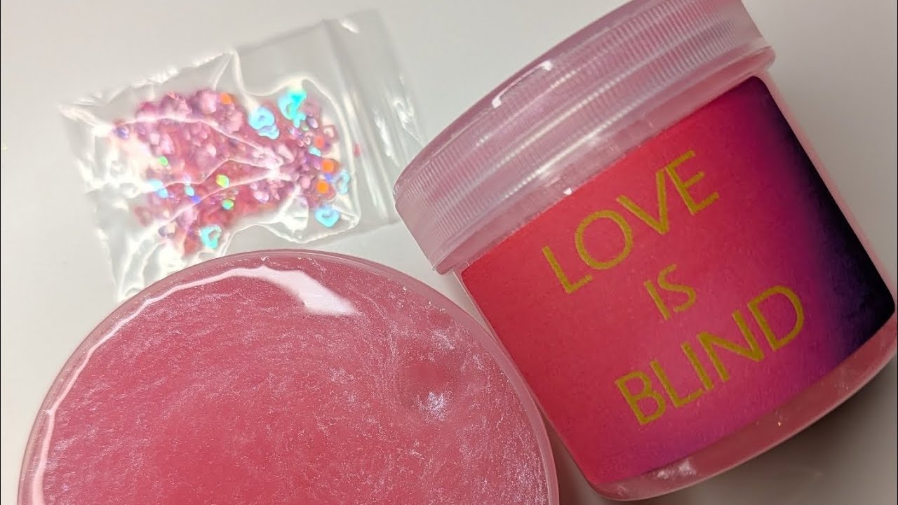 Play with the Love is Blind and Valentines Full Restock #slime #ukslimeshop #lkslime #restock #asmr 