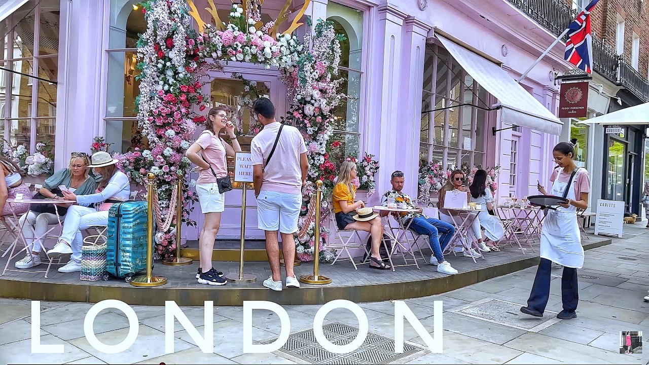 Central London City Walk | 4K HDR Virtual Walking Tour around the Affluent areas of London [4K HDR]