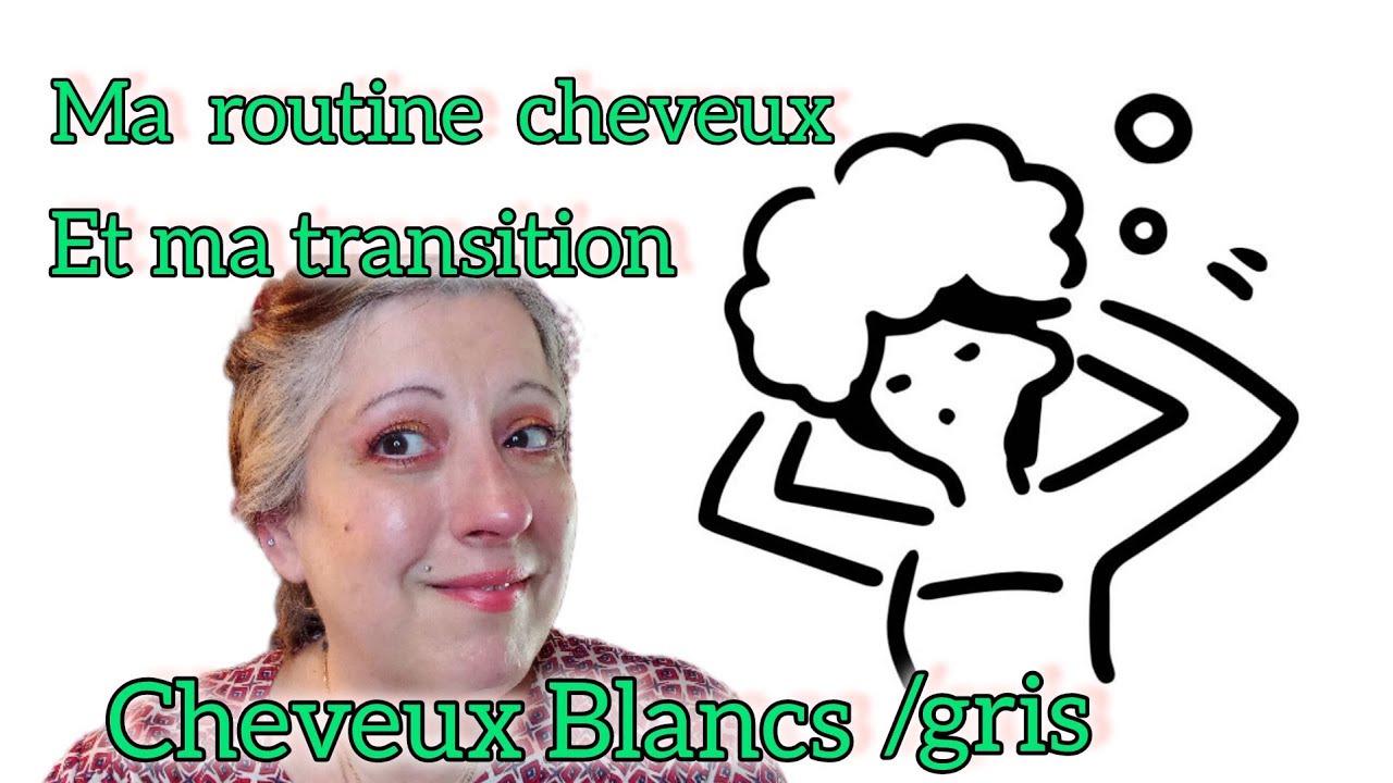 mon parcours  vers mes cheveux  blancs/ gris mes soins, ma routine ,je vous dis tout 😉#silver