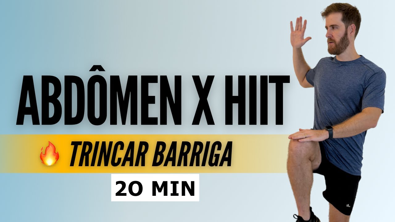 20 MIN ABDÔMEN HIIT intenso para perder barriga (Treino em casa, sem equipamentos, sem repetições)