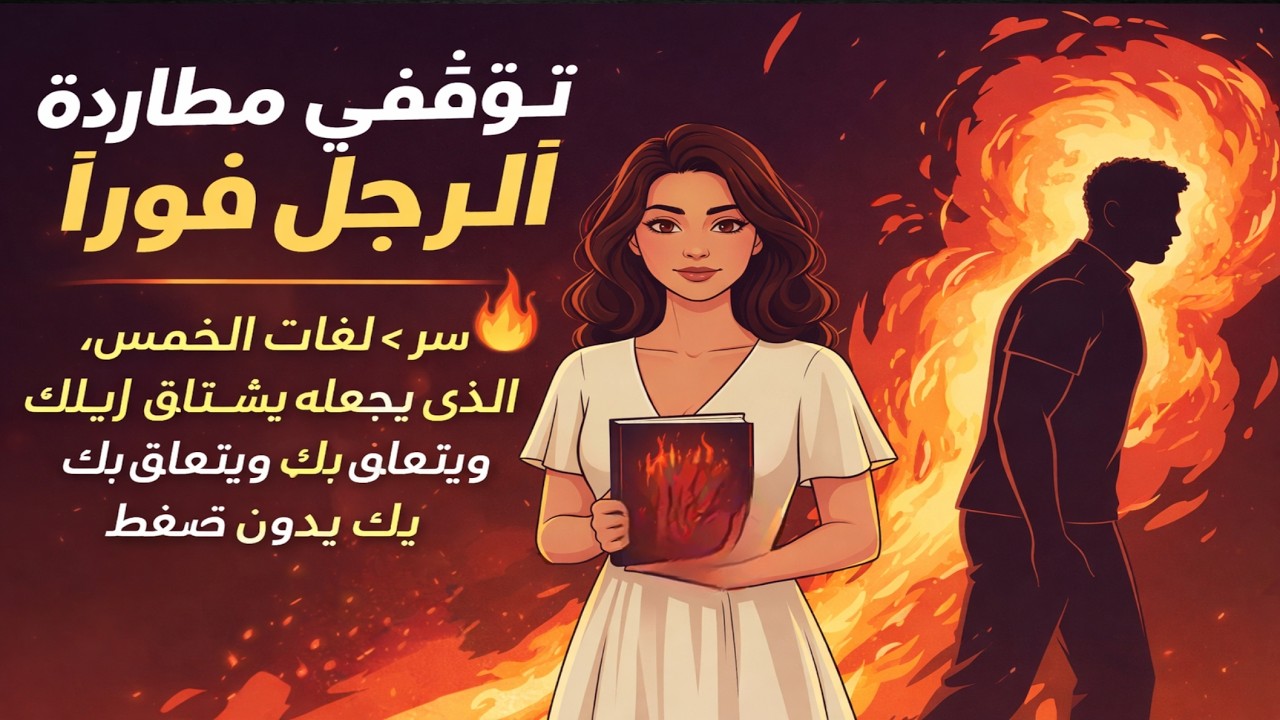 توقفي عن مطاردة الرجل فورًا 🔥 سر «لغات الحب الخمس» الذي يجعله يشتاق إليك ويتعلق بك بدون ضغط