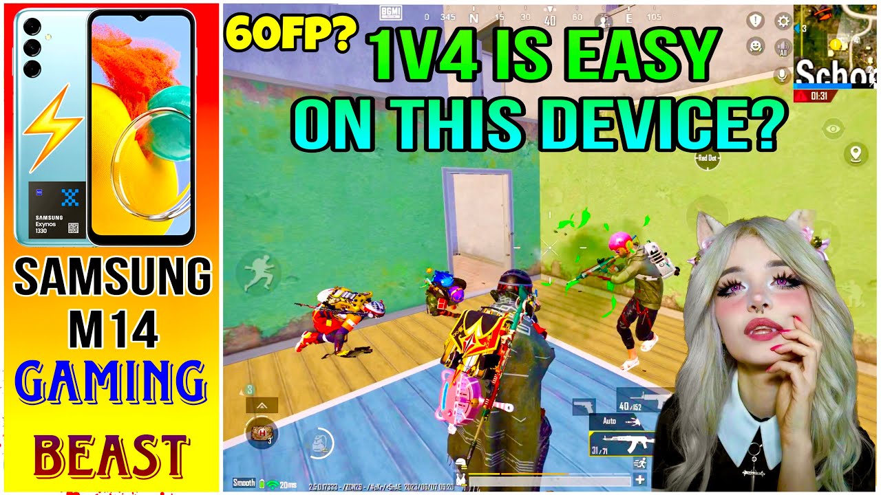 Samsung M14 5G Pubg Test | Samsung M14 5G BGMI Gaming Test |Samsung M14 5G Pubg Gyroscope Test #BGMI