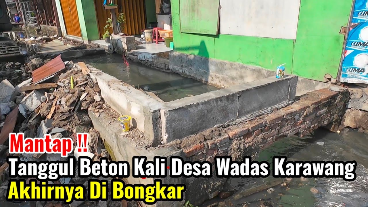 Mantap‼️Tanggul Beton Kali Desa Wadas Akhirnya Di Bongkar