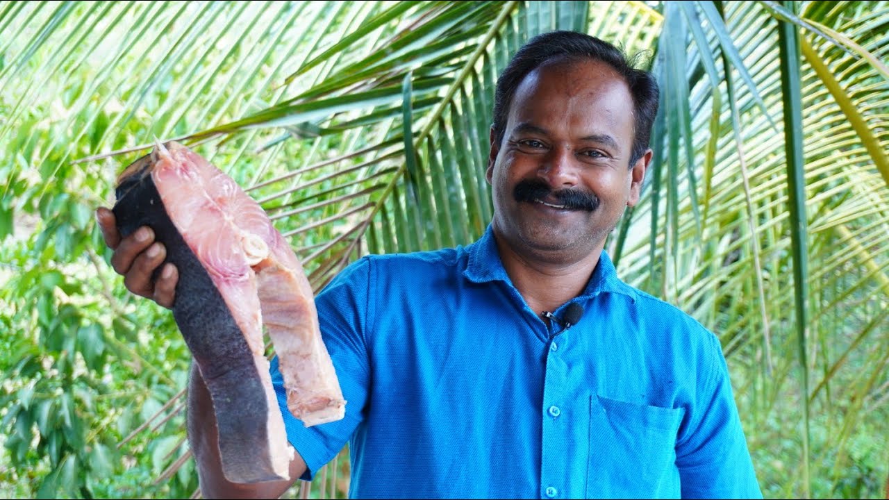 💯കിടിലൻ രുചിയിൽ തള മീൻ പൊരിക്കുന്ന വിധം 😋| Meen porichath |Fish fry | Kerala style | Village Spices