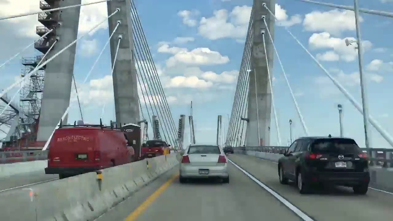 Crossing the new Goethals Bridge in 48 seconds
