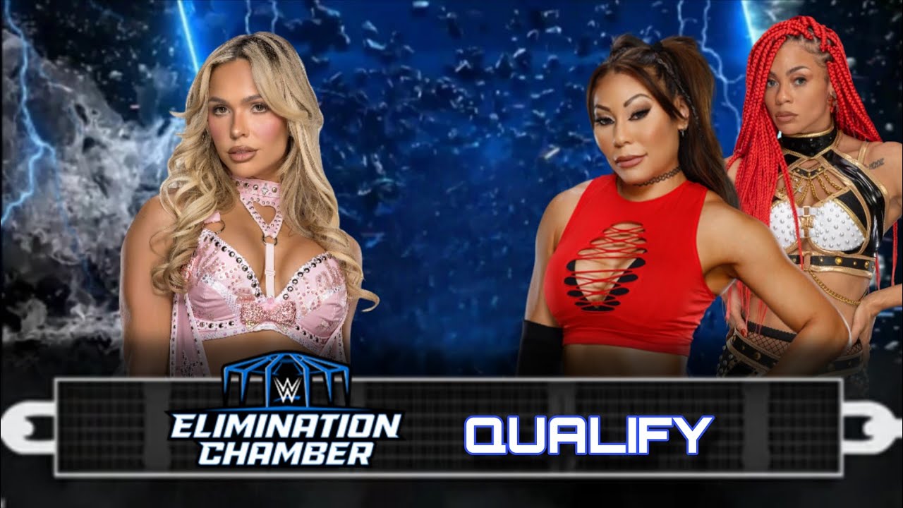 SMACKDOWN MAXXINE DUPRI VS MICHIN ELIMINATION CHAMBER QUALIFY