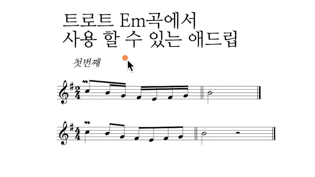 트로트 애드립-Em 1편