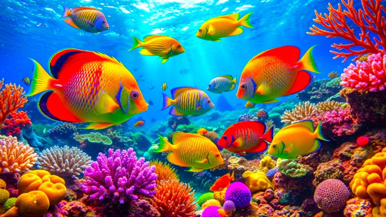 Dive Into the Mesmerizing Underwater Realm and Marvel at Sea Animal in The Best 4K ULTRA HD Aquarium