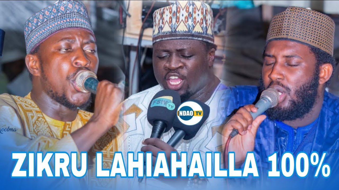 #gamou_2025 Zikru Lahiahailla Baye Niass Gaye ak Sidy Sarr ak Mouhamad Ba