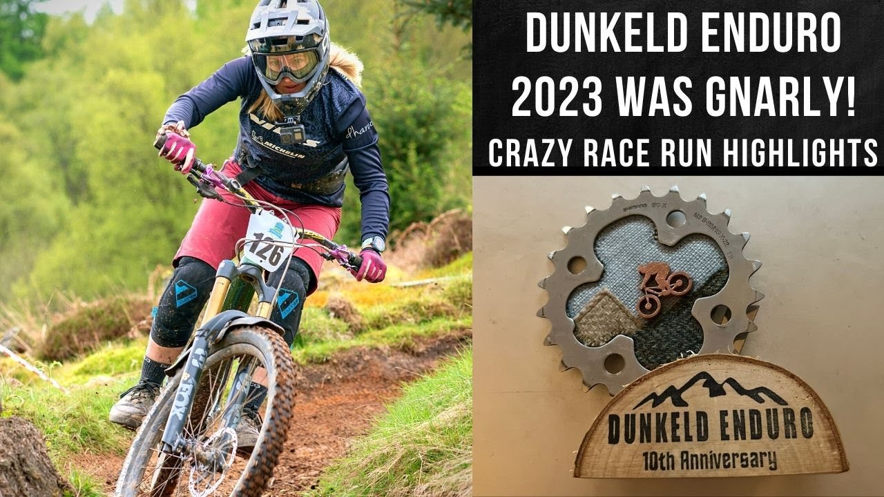 Scotland's Dunkeld Enduro 2023 | 3rd Place MTB Race Runs - it was mad!