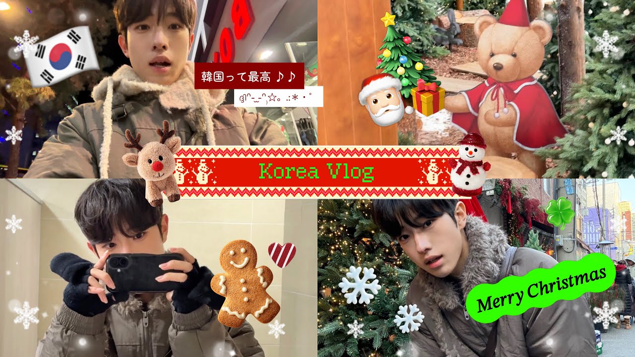 【Korea Vlog】왜 이렇게 좋지 한국?🇰🇷🎄｜なんでこんなに良いの韓国??