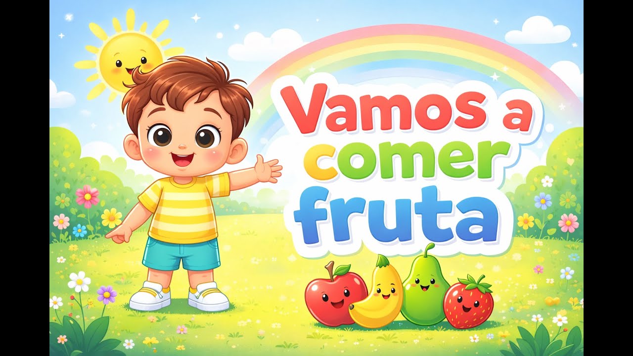 Vamos a comer fruta | Canciones Infantiles | Rutina divertida para niños 0-4 años