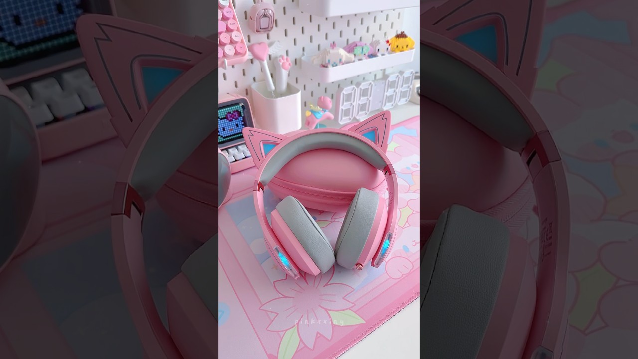 unboxing hecate G5BT pink headset 🎀 #kawaii #aesthetic #pinkaesthetic #pink #shorts