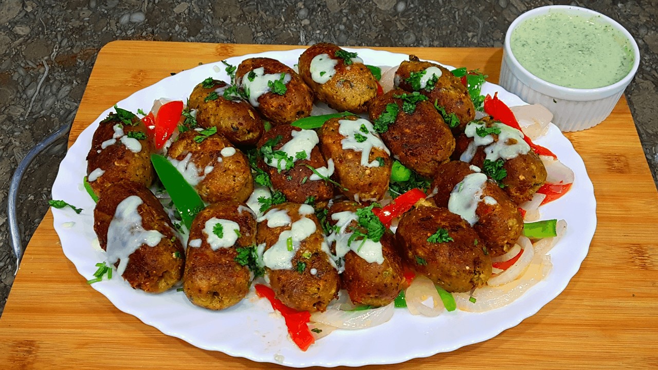 Chicken Cheese Gola Kabab Recipe (Eid Recipes)