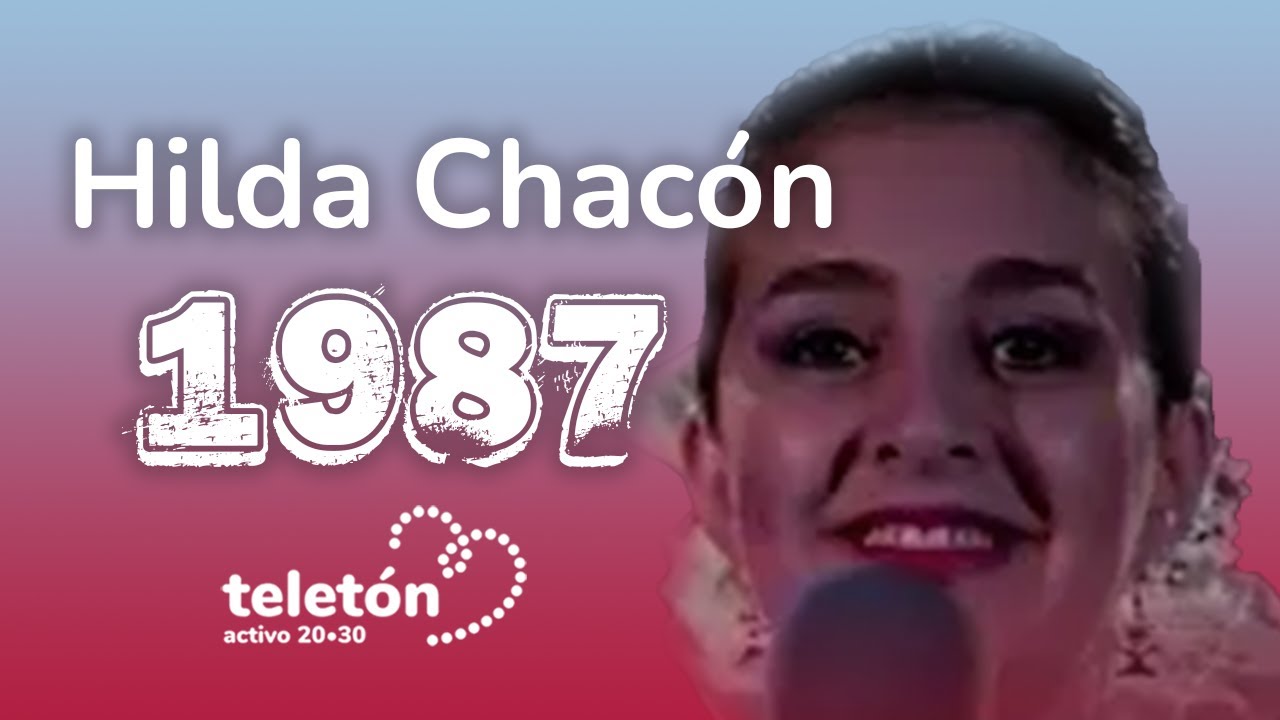 Hilda Chac&oacute;n en Telet&oacute;n 1987 | Orgullo musical de Costa Rica 🇨🇷