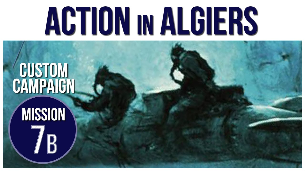 By Stealth & Sea - Algiers | Mission 7b | DVG Games | Playthrough | Solitaire Wargaming