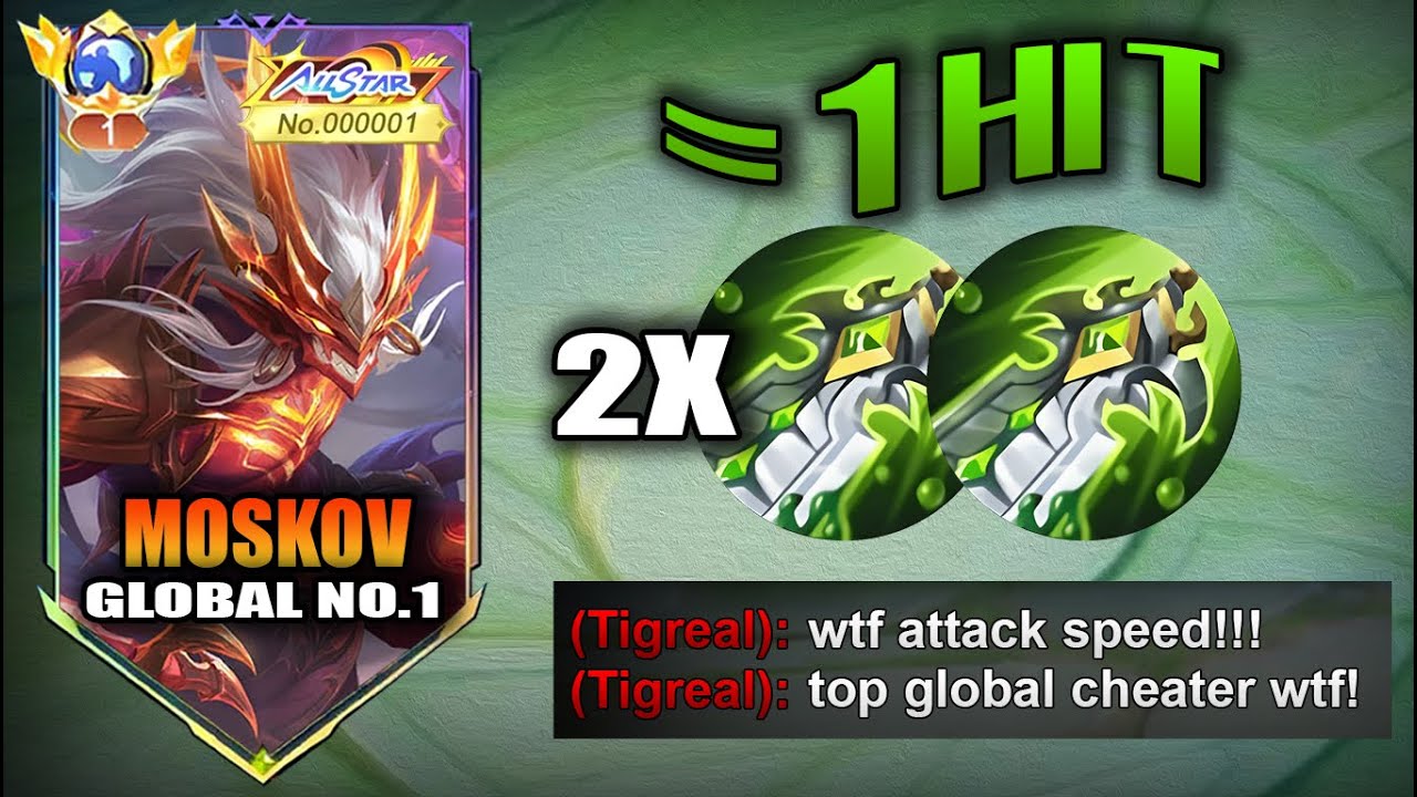 ONLY 1% KNOWS THIS BUILD FOR MOSKOV ON RANKED GAME!! INTENSE DAMAGE!🔥 (must try this MLBB)