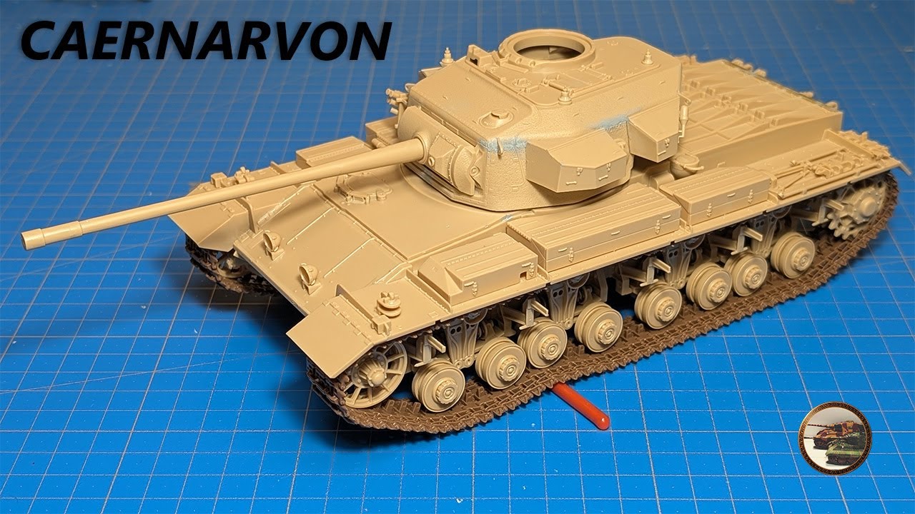 Budowa CAERNARVON - brytyjskiego czołgu ciężkiego w skali 1/35 z Amusing Hobby str. 1