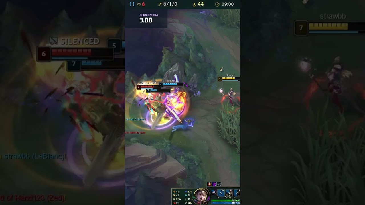 1M Lux player goes on Leblanc #leagueoflegends