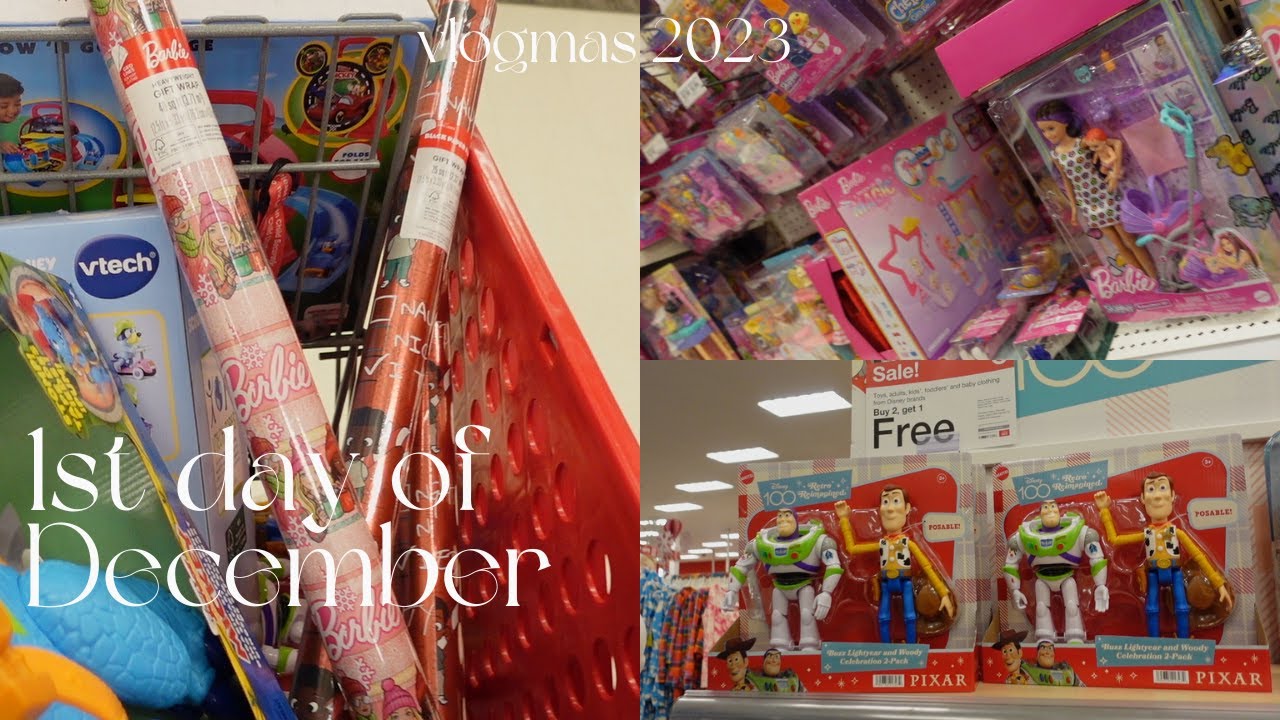 VLOGMAS DAY 1 : SHOPPING AT TARGET  | BUYING CHRISTMAS PRESENTS 🎁 |  SICK 🤒