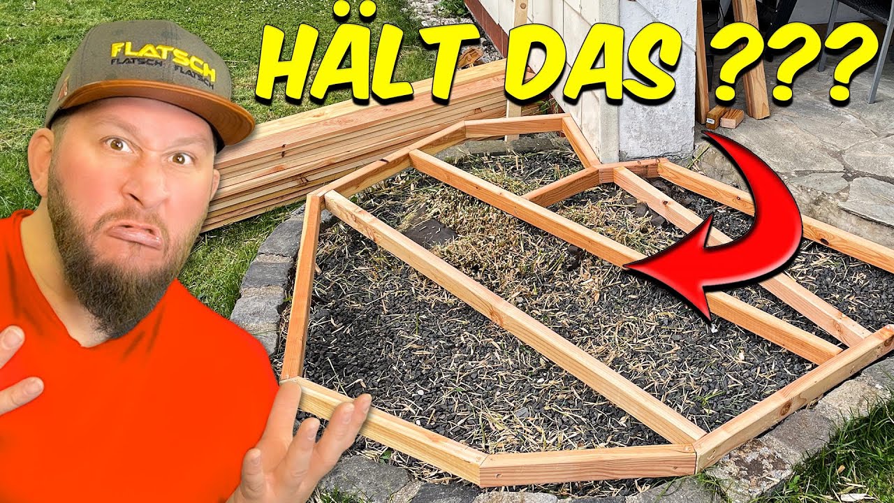 DIY Holzterasse für mehr Platz im Garten