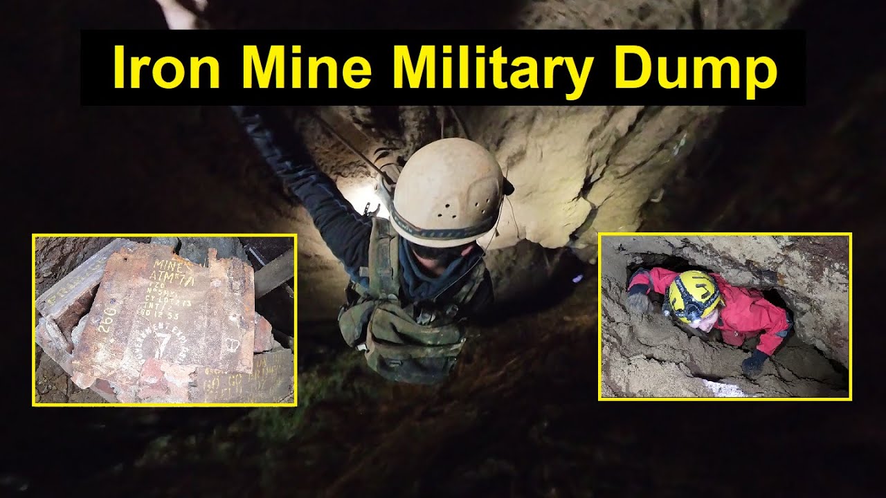 Abandoned Cornish Iron Mine with Military Dump
