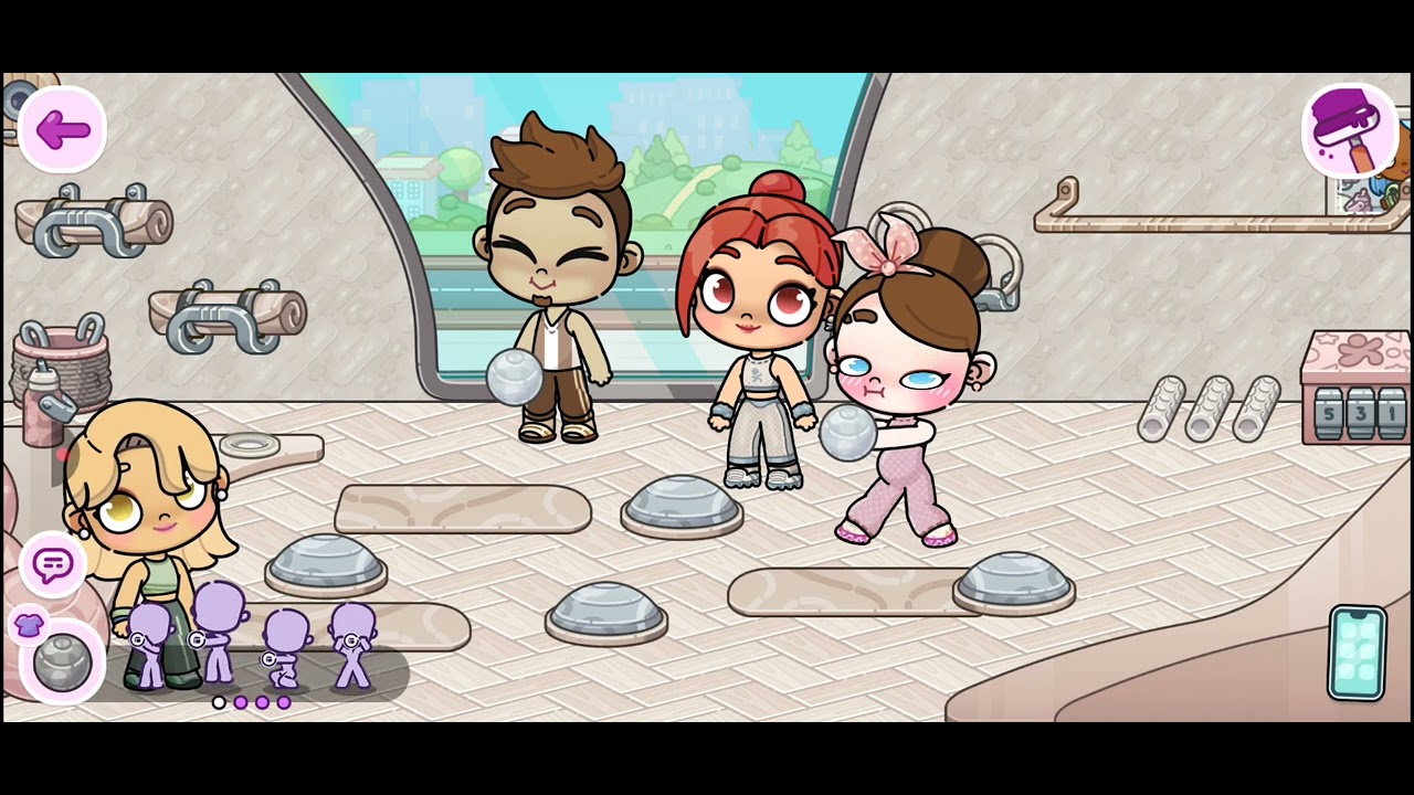 Routina de exercícios e novo clube de familia |avatar world routinas e histórias 