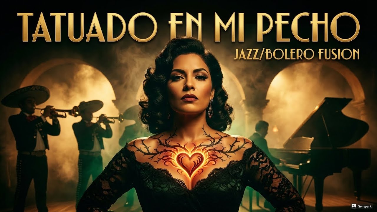 Tatuado en mi Pecho – Jazz Latin & Bolero Fusión 🎺🥀